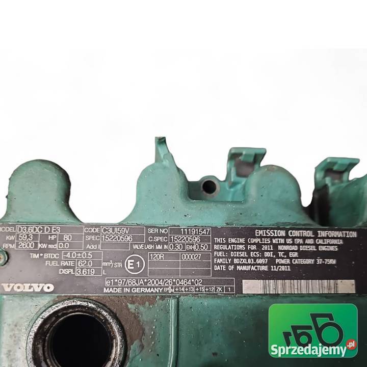 Volvo L35B 2012rPartsCzęści Pozostałe Wilkowo