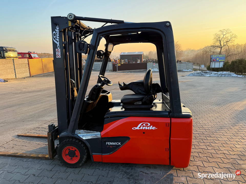 wózek widłowy elektryczny LINDE E16L Triplex Działoszyn sprzedam