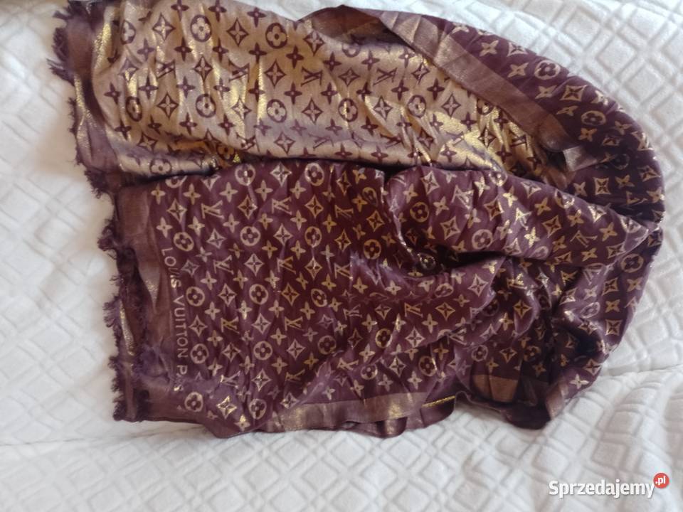Louis Vuitton Wełniano kaszmirowy długi szal ze Kraków