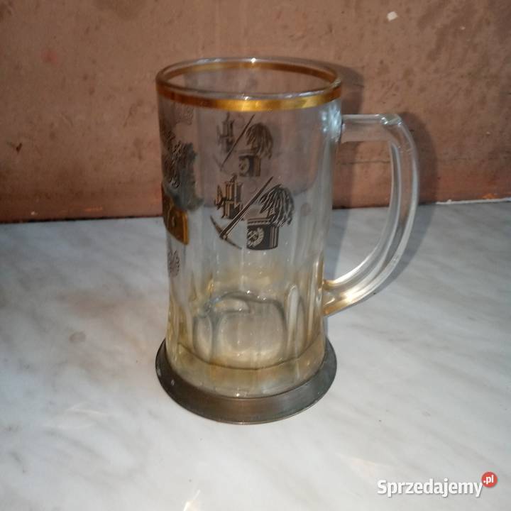 Szklany kufel górniczy Barbórka 2009 Kolekcje Zabrze