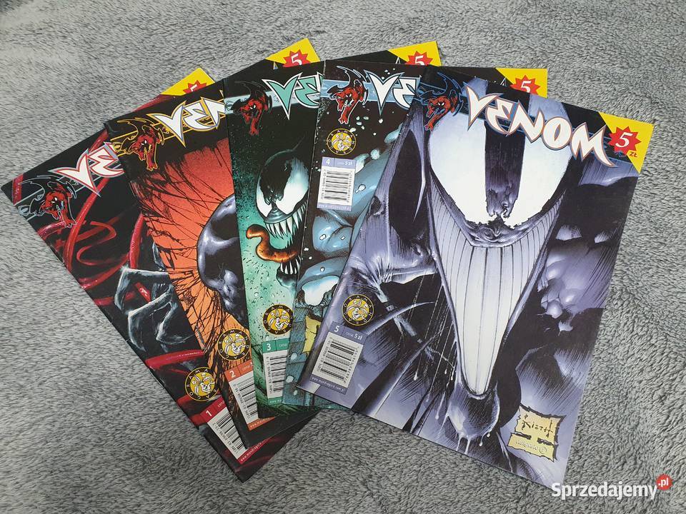 Venom zestaw 5 komiksów Marvel Mandragora Gdynia