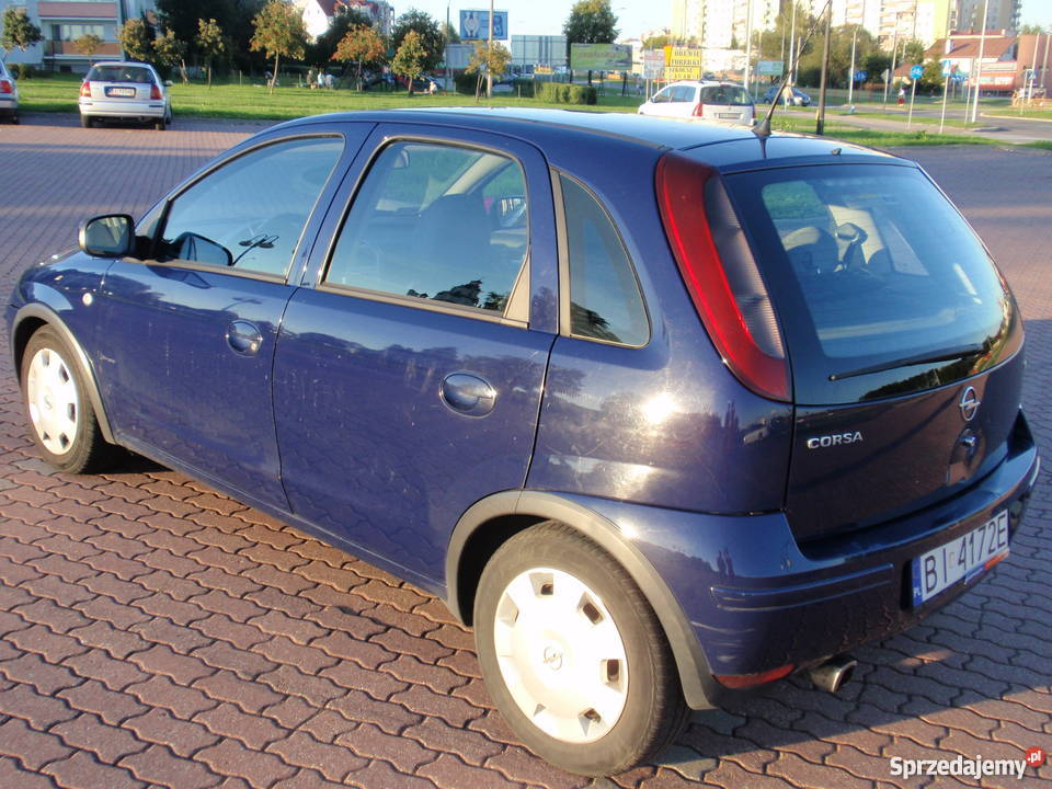 Opel Corsa C 12 Benzyna 2004 Klima Alarm centr autoalarm Białystok