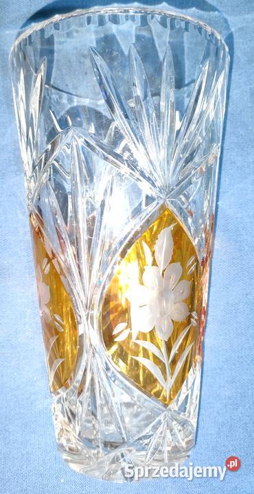 Zestaw szkła kryształowego wazon półmisek talerz śląskie Bielsko-Biała