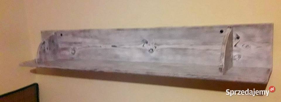 Regał drewniany vintage półka drewniana loft Radków sprzedam