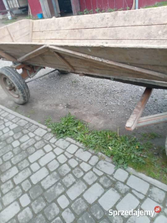 Wóz konny z zaczepem do ciągnika Frampol