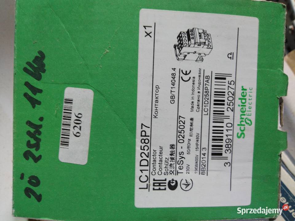StycznikLC1D258P7 świętokrzyskie Gnojno
