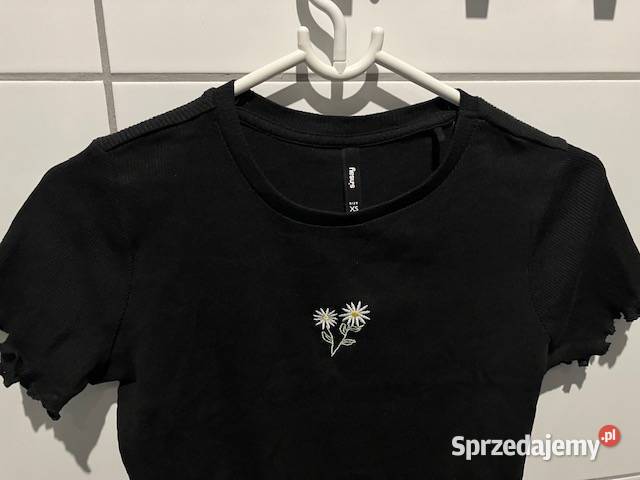 czarna koszulka xs 34 sinsay kujawsko-pomorskie Toruń