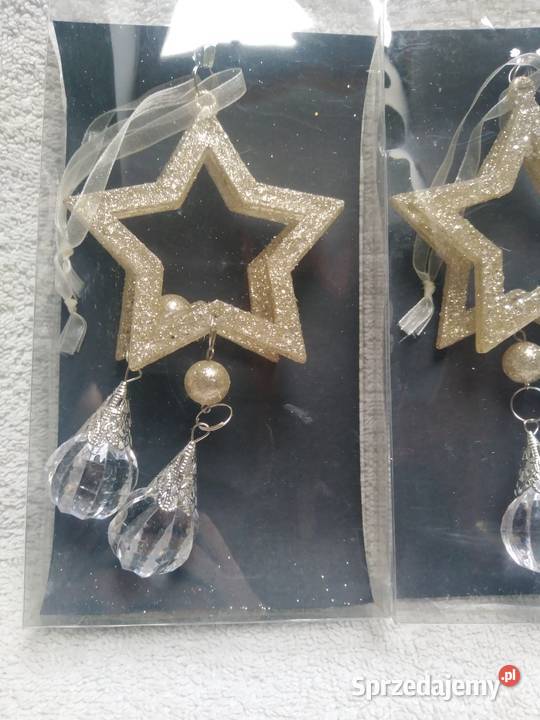 Dekoracyjne zawieszki gwiazdki na choinkę Nowa Karczma