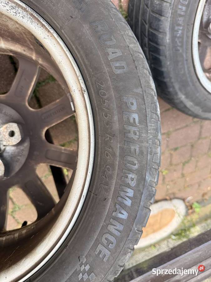 Oryginalne felgi aluminiowe z oponami letnimi mazowieckie