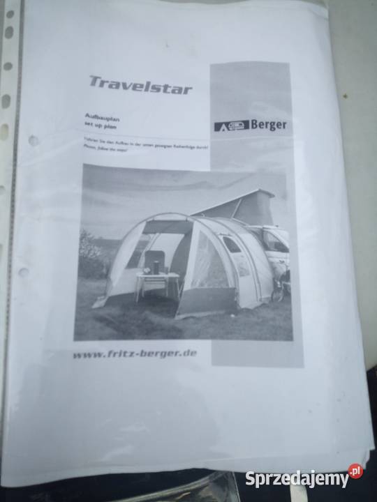 Przedsionek Markiza Travelstar Fritz Berger Iłża sprzedam