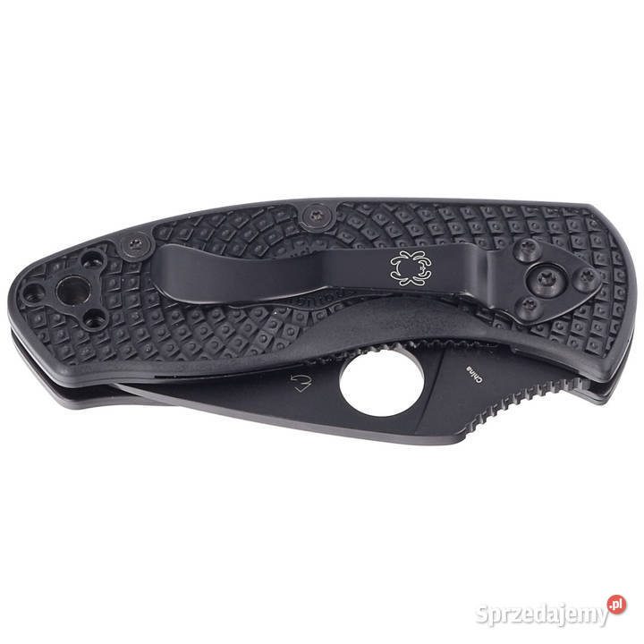 Nóż składany Spyderco Ambitious Black FRN Black Warszawa sprzedam