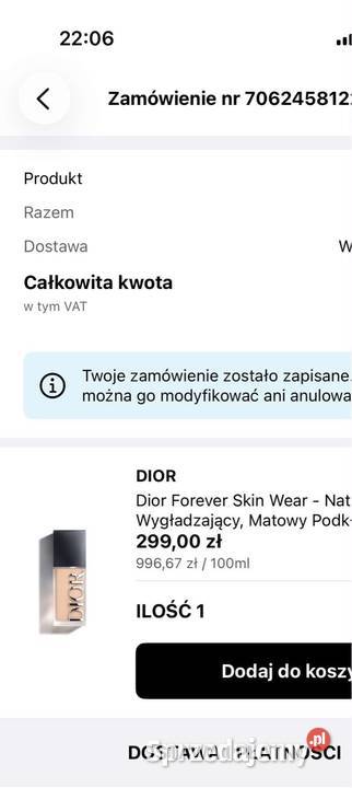 Dior Forever Skin Wear 2N podkarpackie Zagórz