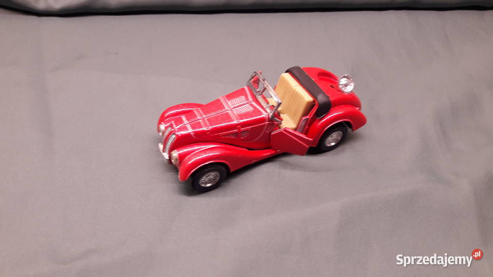 Metalowy model samochodu BMW 328 z 1936r Głuchołazy