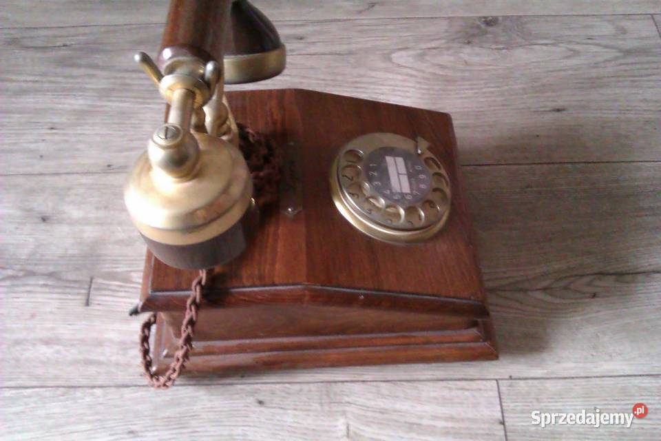Telefon Lyon w stylu retro mosiądz bakelit Warszawa
