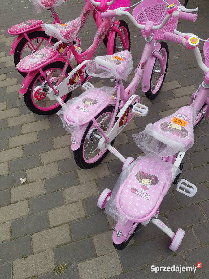 Rower dziecięcy 16 Rowerek różowy Ginait 4 Głogowa sprzedam
