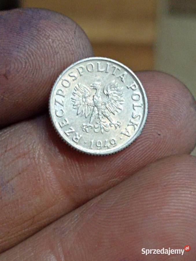 Sprzedam monete 1 grosz 1949 r bez znaku mennicy Chełm