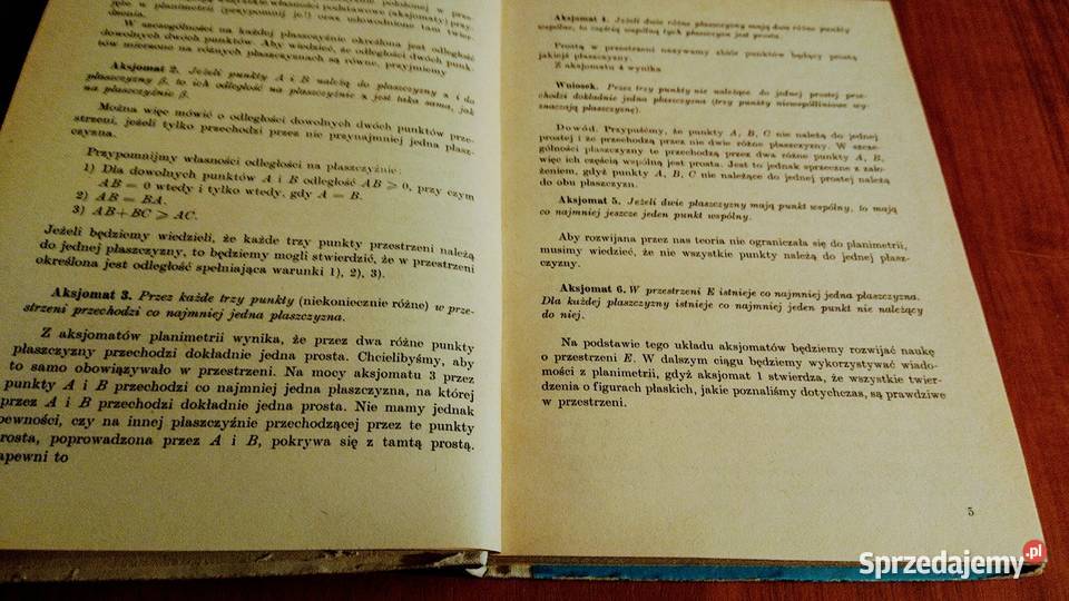 Geometria klasy IV liceum ogólnokształcącego Podręczniki Gdańsk