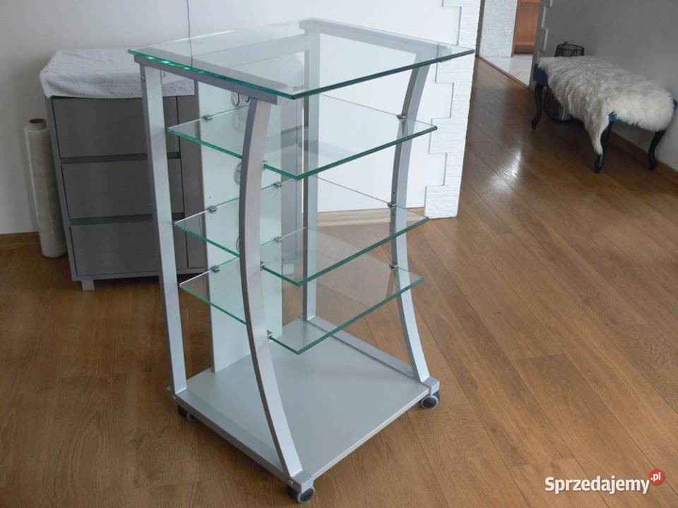Stolik szafka pod sprzęt audio szkło podkarpackie Jasło sprzedam