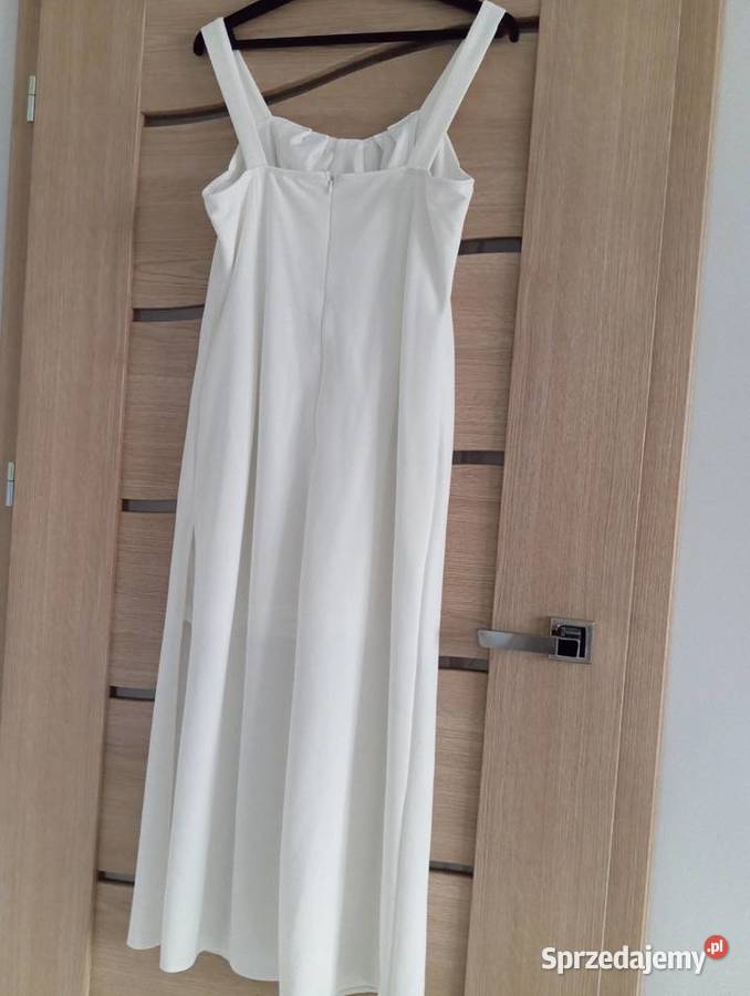 sukienka długa biała Rozmiar 42(XL) Zawiercie