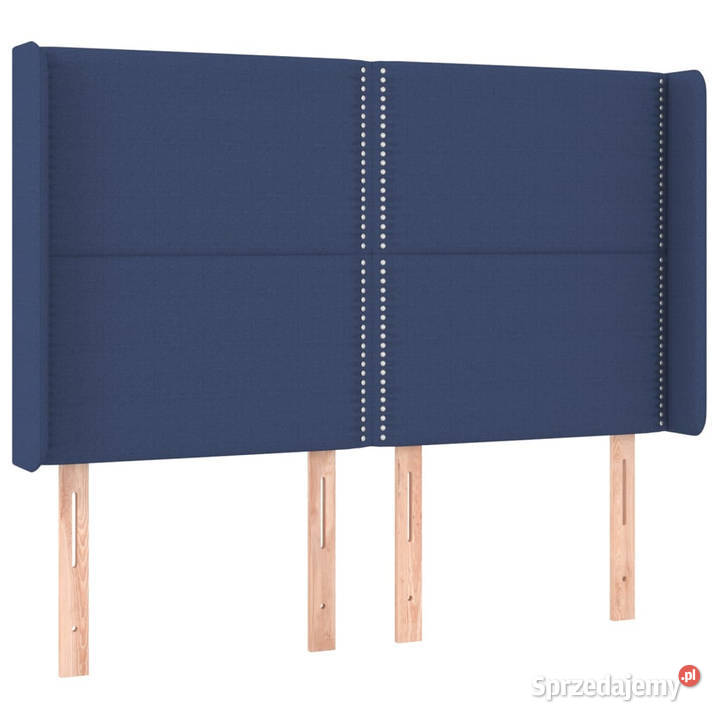 Zagłówek do łóżka z LED niebieski 147x16x118128 mazowieckie