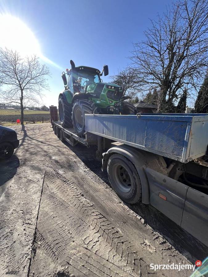 Usługi lawetą niskopodwoziowa