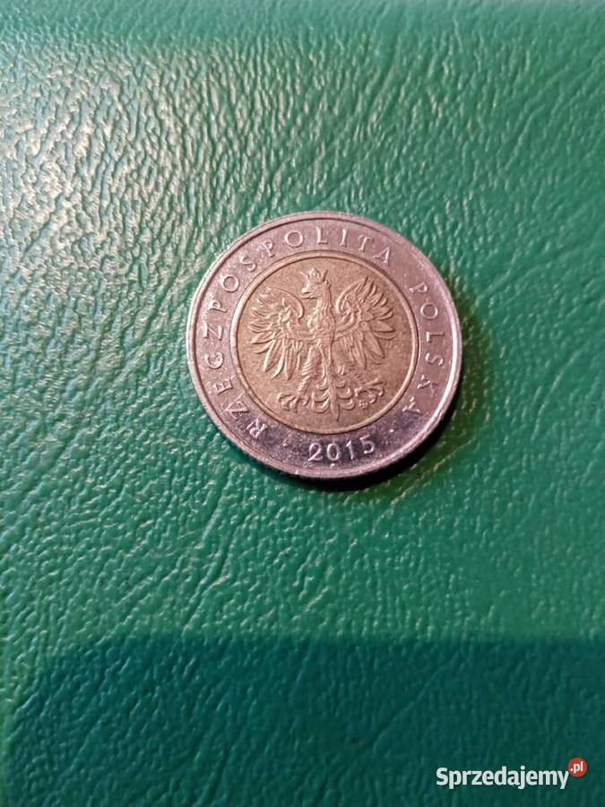 Moneta 5 zlz 2015 roku Numizmatyka