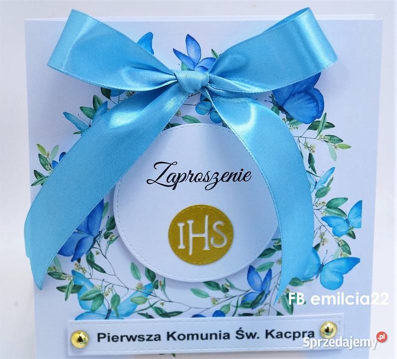 Zaproszenia z okazji I Komunii Św Zielona Góra