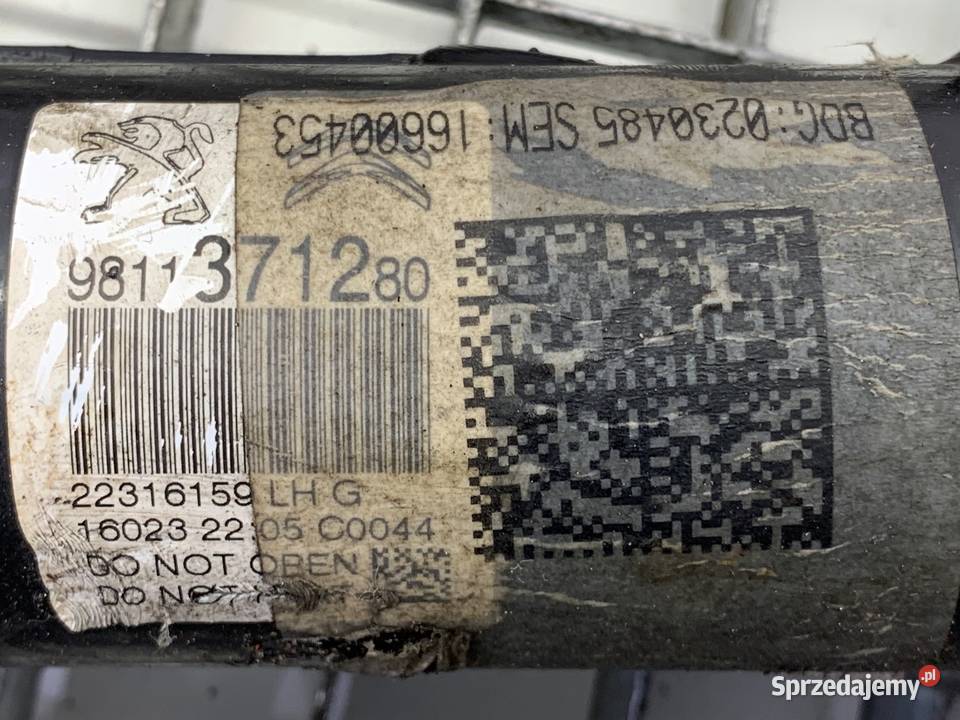 AMORTYZATOR LEWY PRZÓD ZE SPRĘŻYNĄ CITROEN C3 Amortyzatory