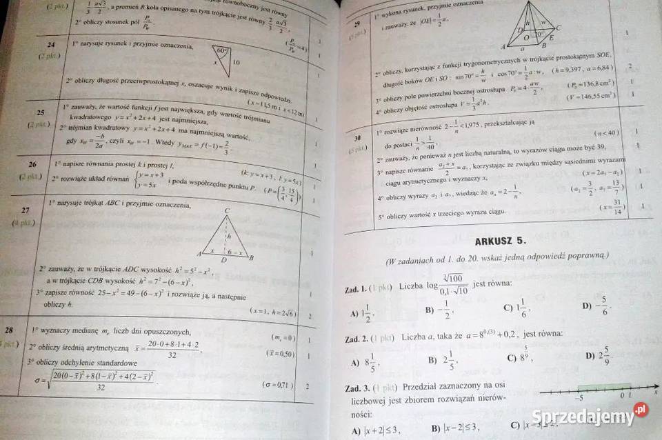 Matura z matematyki roku 2010 A Cew H Nahorska
