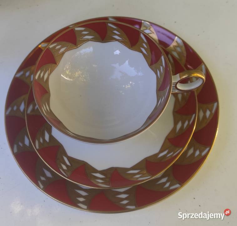 Wallendorf Goldrelief ANTYK zestaw śniadaniowy