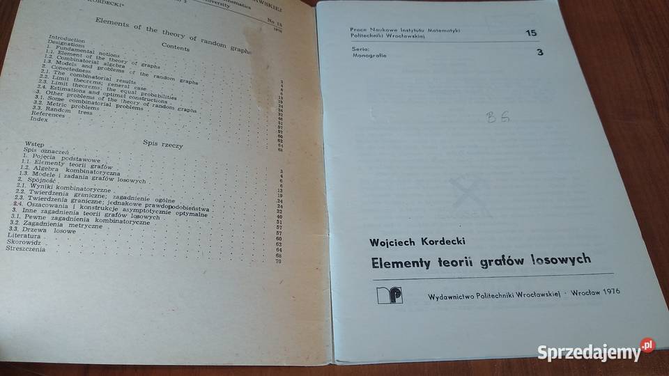 Elementy teorii grafów losowych Wojciech pomorskie Gdańsk