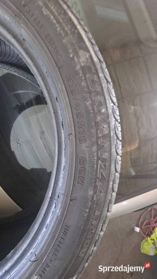 Bridgestone turanza r300 215 45 r16 komplet Warszawa sprzedam