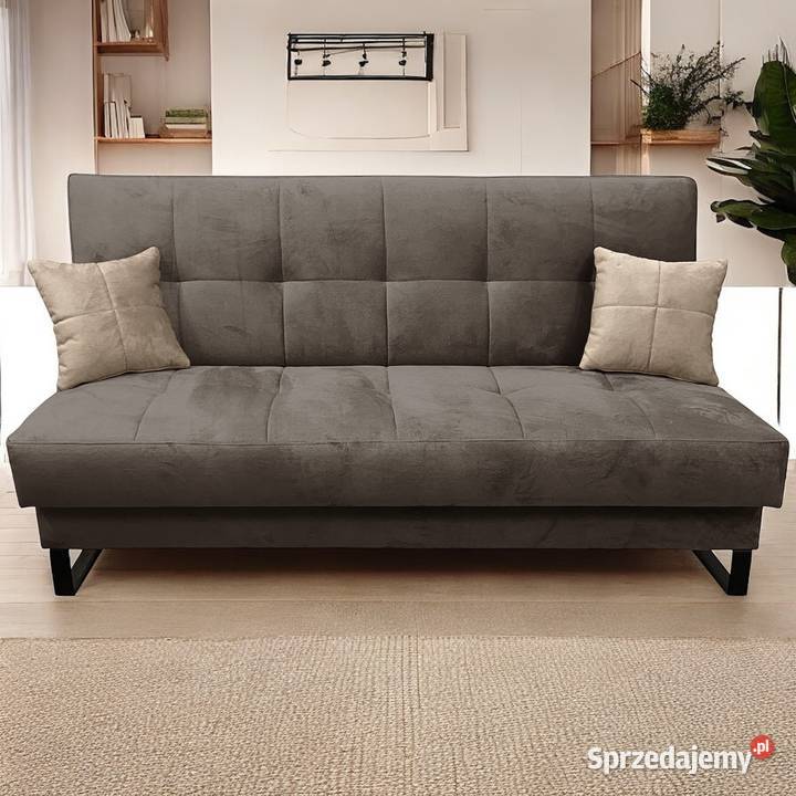 Wersalka Vida Szara Funkcja Spania Dostawa 0 Sofy i kanapy