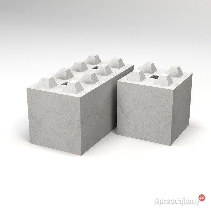 Blok betonowy typ 80 bloki betonowe mury oporowe Mińsk Mazowiecki