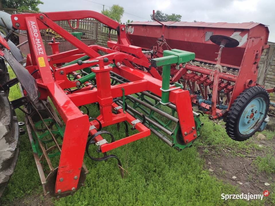 Agregat uprawowo siewny AGROMASZ 27m siewnik nieuszkodzony wielkopolskie Chodów