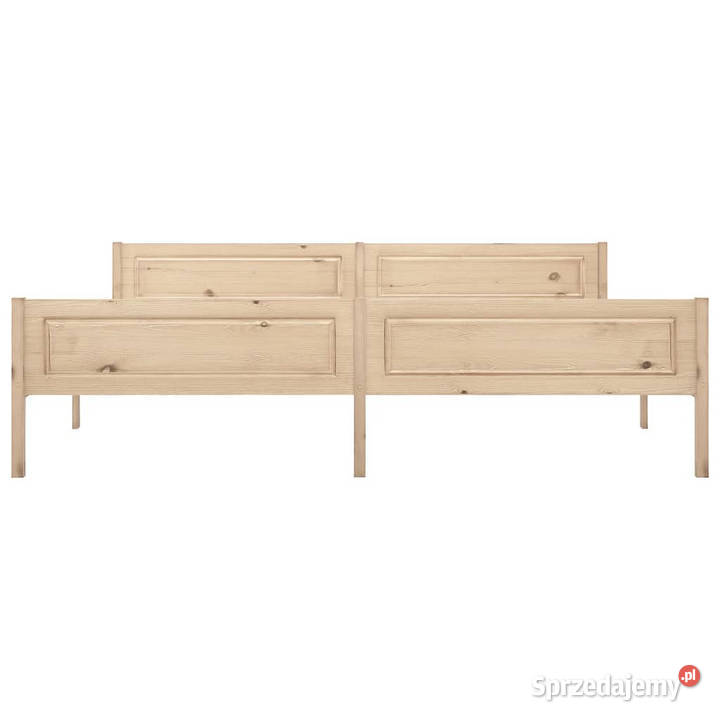 Rama łóżka z litego drewna sosnowego 200 x 200