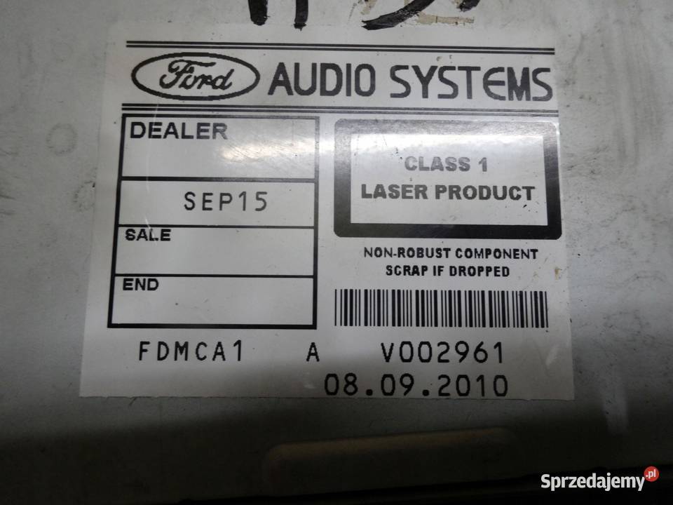 FORD MONDEO MK4 IV 10r radio CD osobowe
