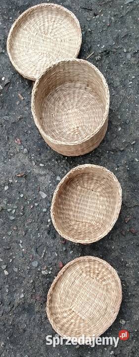 Sprzedam 2 pudełka owalne z wikliny z pokrywą Kwidzyn