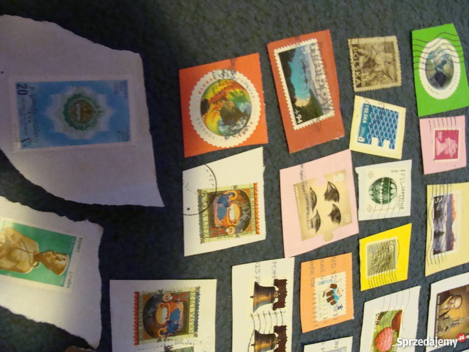 znaczki pocztowe 36 sztuk zagraniczne i polskie Filatelistyka wielkopolskie Poznań sprzedam