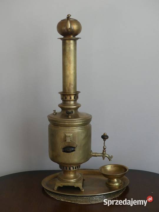 Dekoracyjny samowar braci Woroncow Tuła XIX wiek