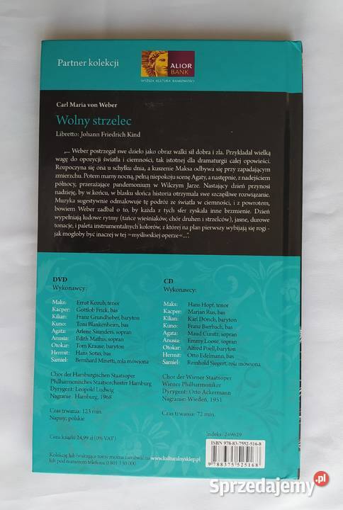 Wolny strzelec 12 WIELKIE OPERY 2 płyty sprzedam