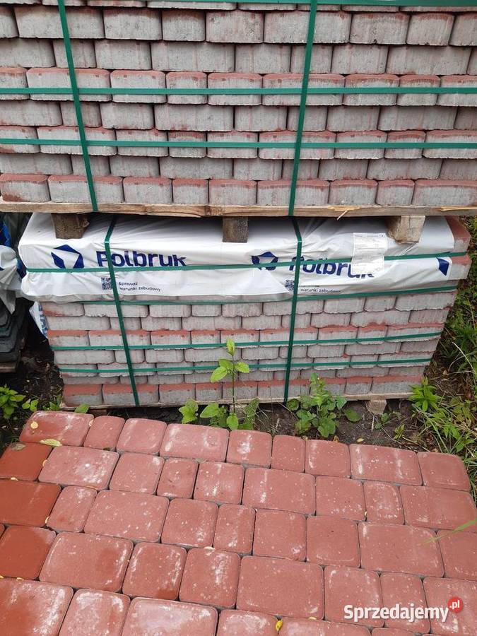 Kostka brukowa gr 6 Nostalit czerwona Polbruk Łęczna sprzedam