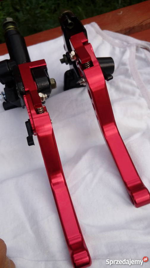 Klamki motocyklowe pompa hamulca nowe sportowe Józefów