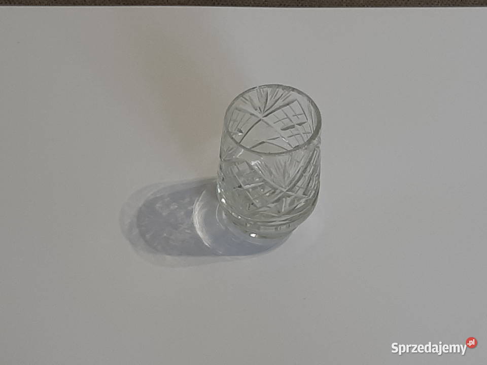 Kieliszki kryształowe PRL lubelskie