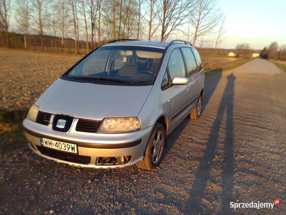 Seat alhambra 19 tdi 7 foteli hak Garczyn Duży sprzedam