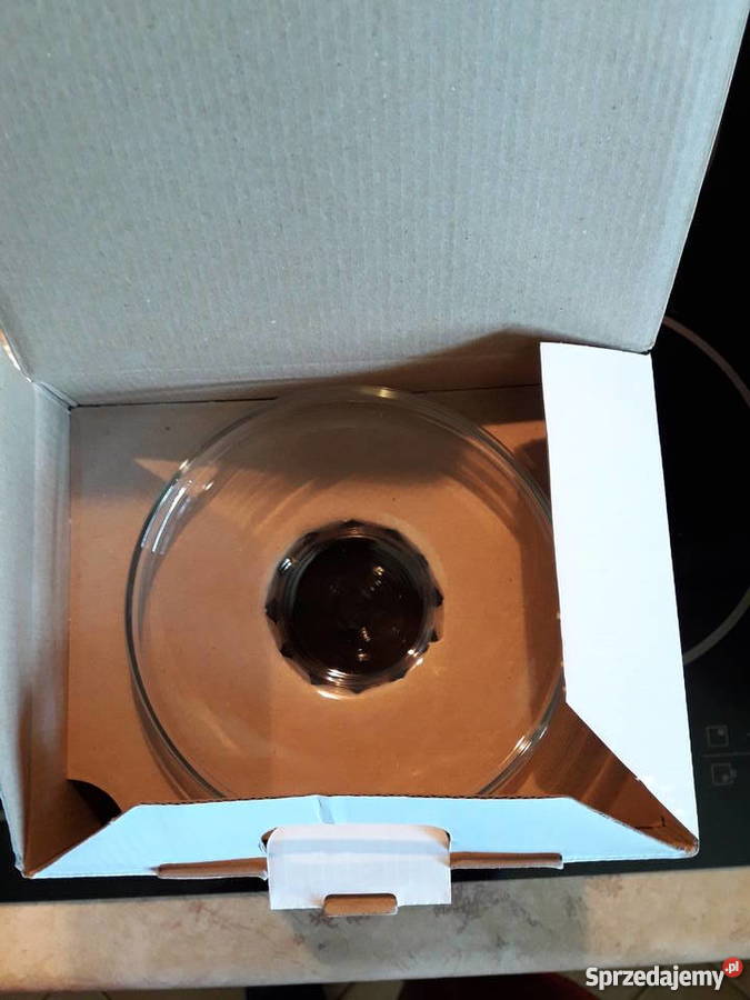 Garnek szklany żaroodporny z pokrywką firmy Akcesoria kuchenne