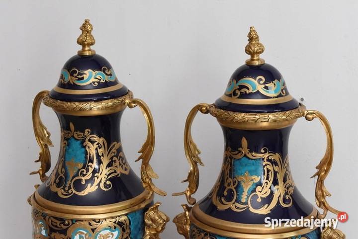 Piękny Zestaw Porcelanowy Wazy Amfora Amfory Dom i Ogród Kraków