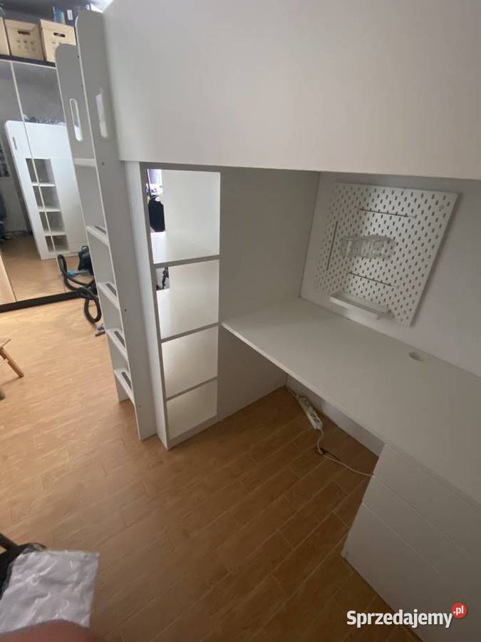 Łóżko piętrowe z biurkiem SMSTAD Warszawa