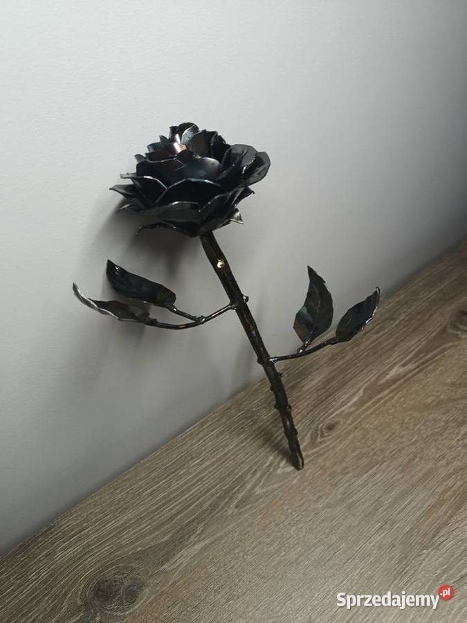 Róża z metalu idealna na prezent podlaskie Białystok