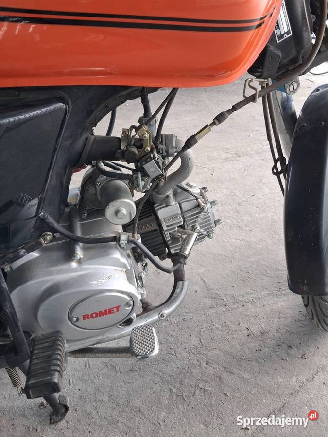 sprzedam romet ogar 202 zadbany 48cm3 Motocykle, skutery, quady Sędzin-Kolonia